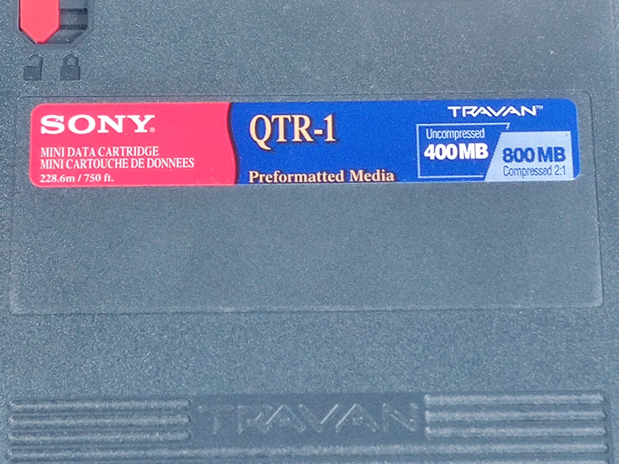 De colecție ! Memorie Sony QTR-1 banda magnetica