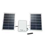 Led лампа със соларни панели 50w прожектор 150w дистанционно, батерия