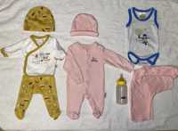 Одежда и бутылочка для недоношенных и маловесных новорождённых