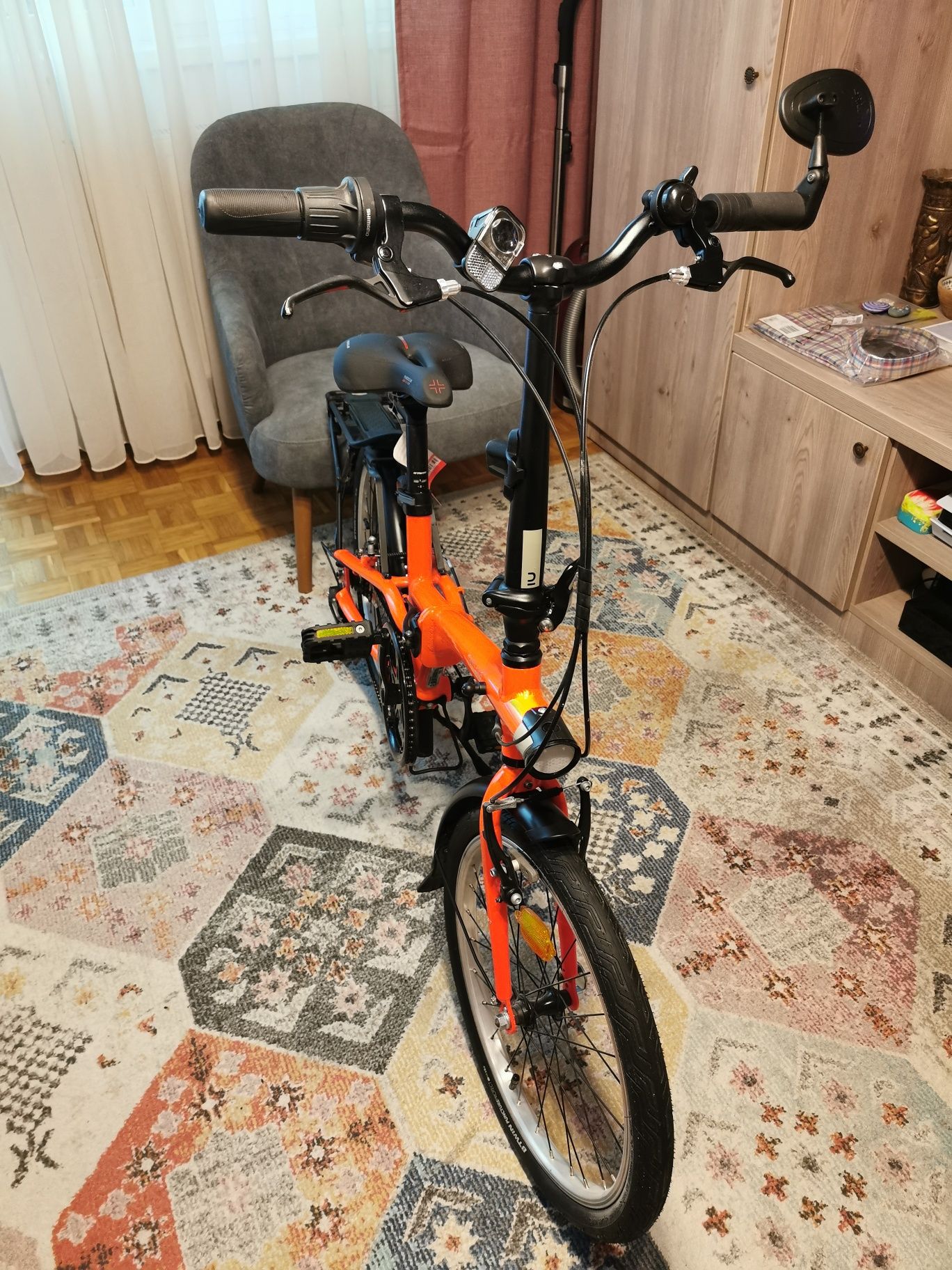 Bicicleta pliabila Fold 500 Decathlon