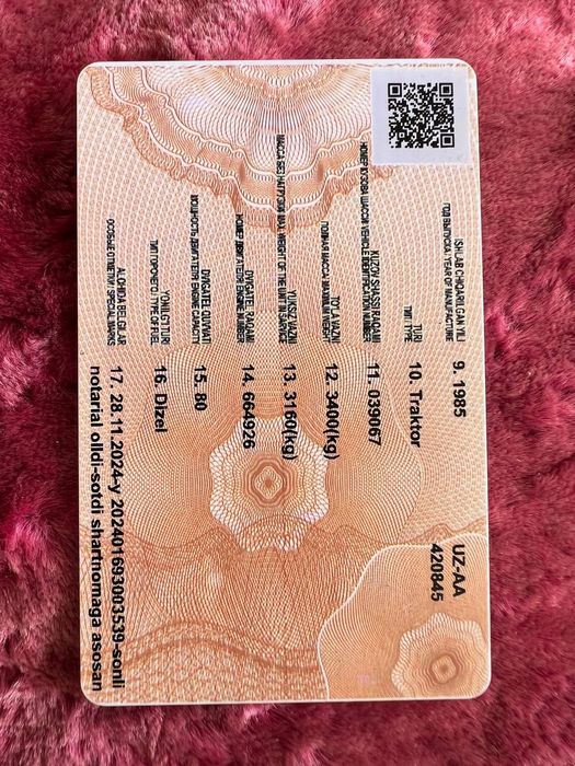 Ямабур мтз 80 Трактор 1985-йил