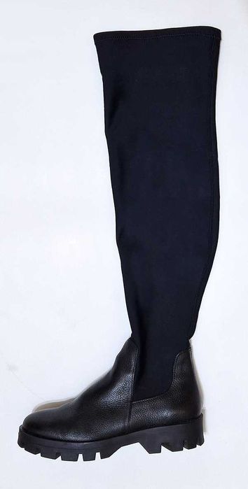 Cizme Negru Benvenuti Piele Naturala