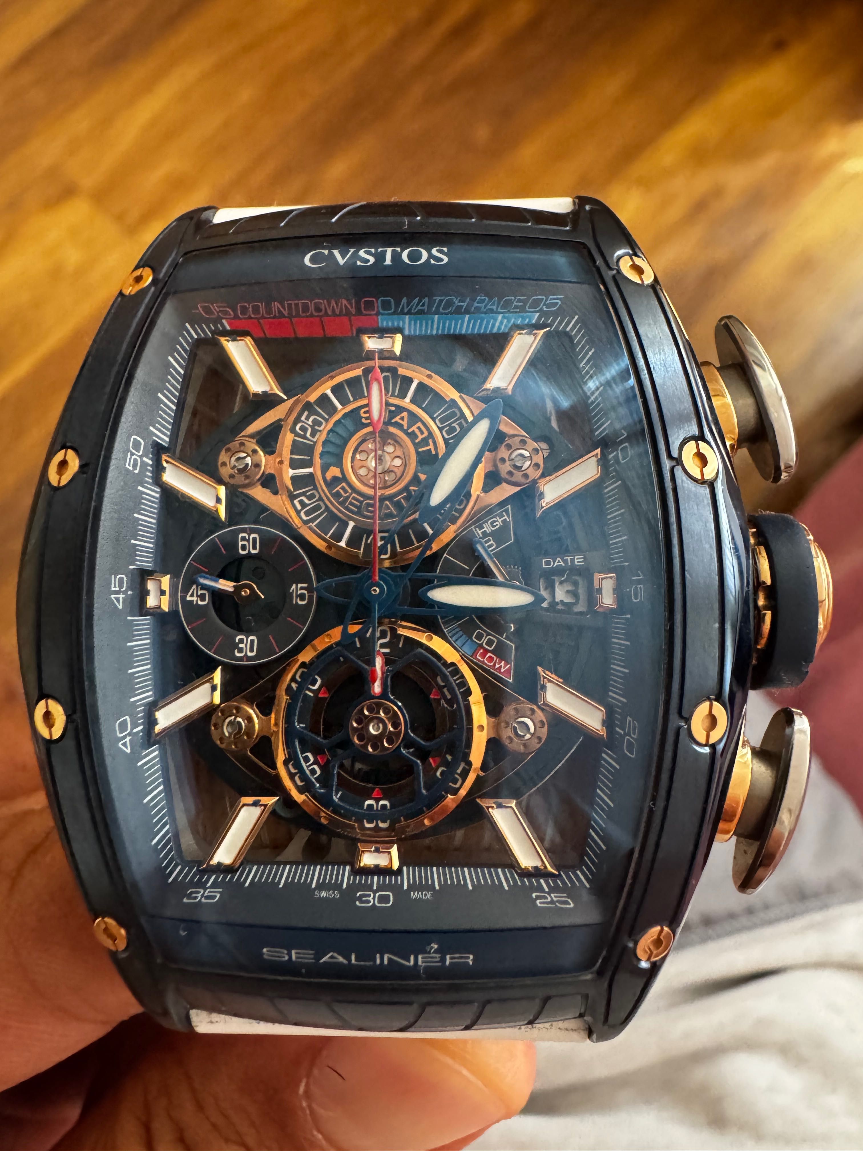 cvstos challenge sealiner gt chrono regatta