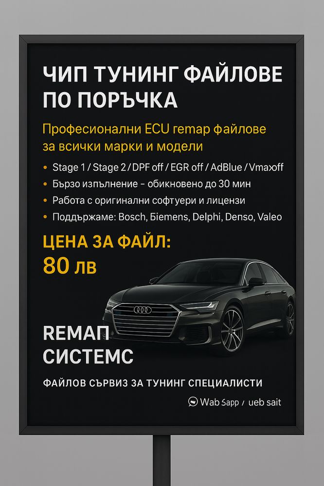 Професионален ECU чип тунинг