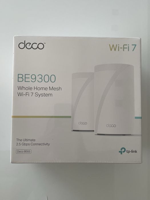 Router Mesh Wifi 7 Deco BE65 2 pack BE9300 sigilat