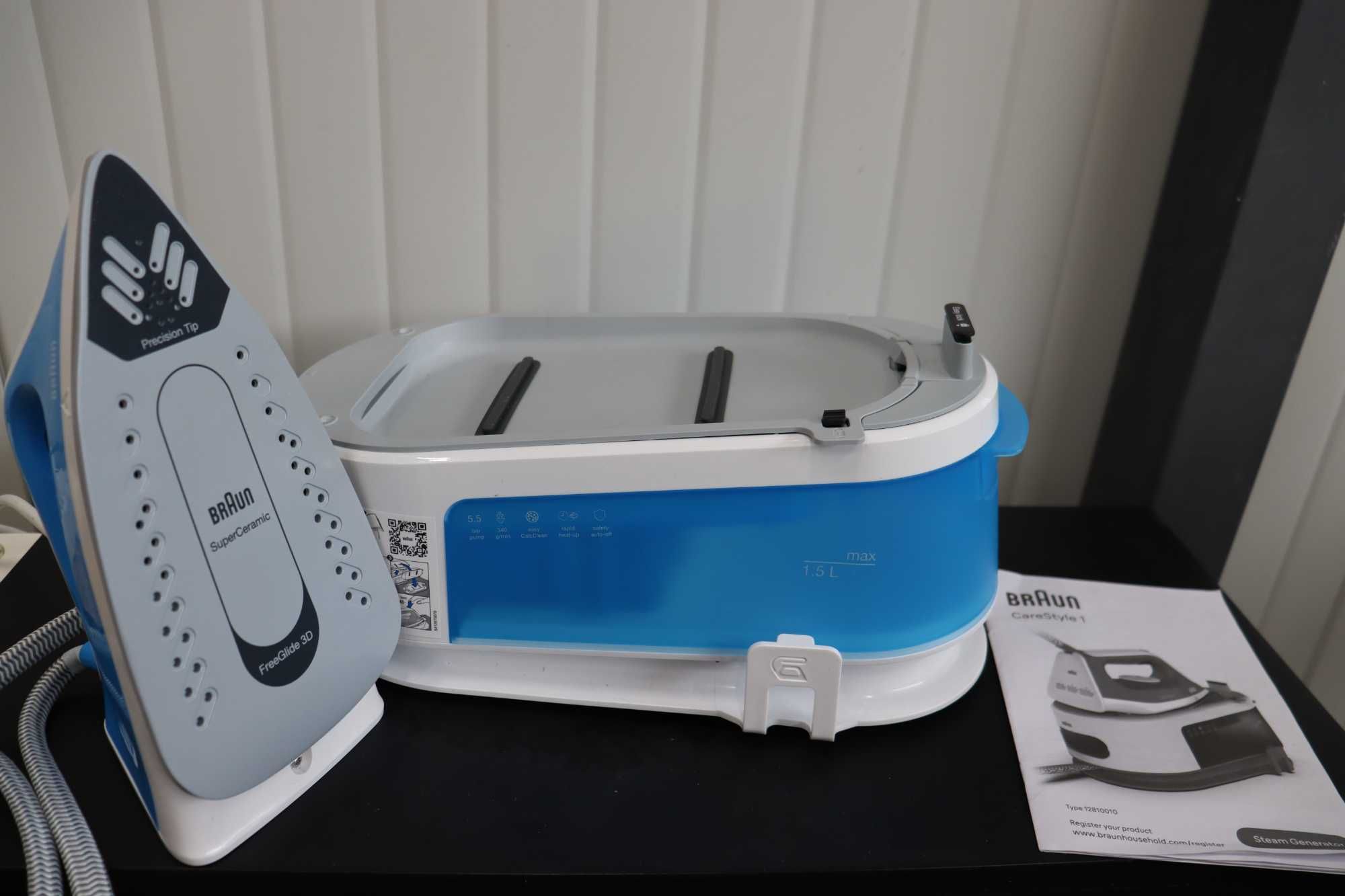 Парогенератор Braun CareStyle 1 IS102BL, 2200W, 5.5 бара, 1,5L