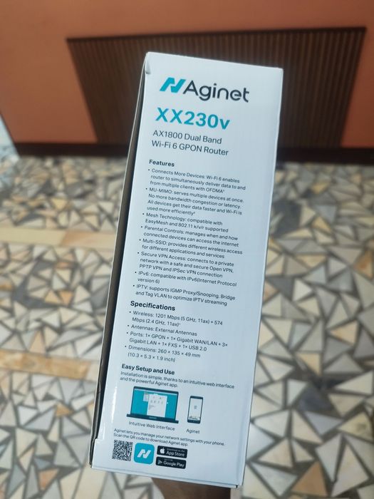 Wi-fi 6 GPON Router