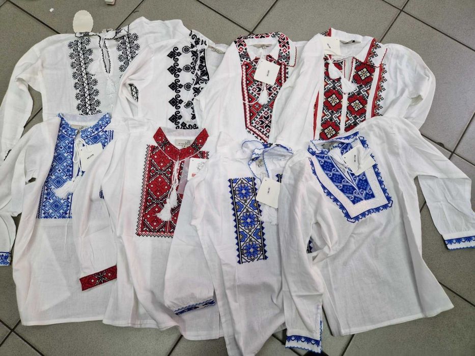 COPII camasa ie costum popular tranditional national romanas vesta clo