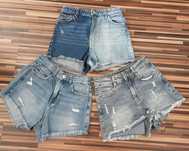 (XS) ZARA-H&M къси дънки 3чифта за 15.00лв