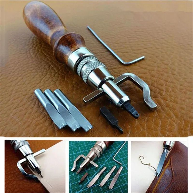 Комбиниран сарашки инструмент , инструмент за обработка на кожа