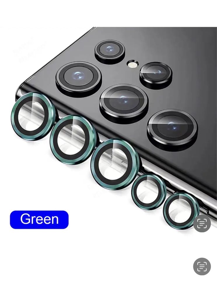 Folie Sticla Camera Cercular Metalic Samsung S22/S23/S24/PLUS/ULTRA