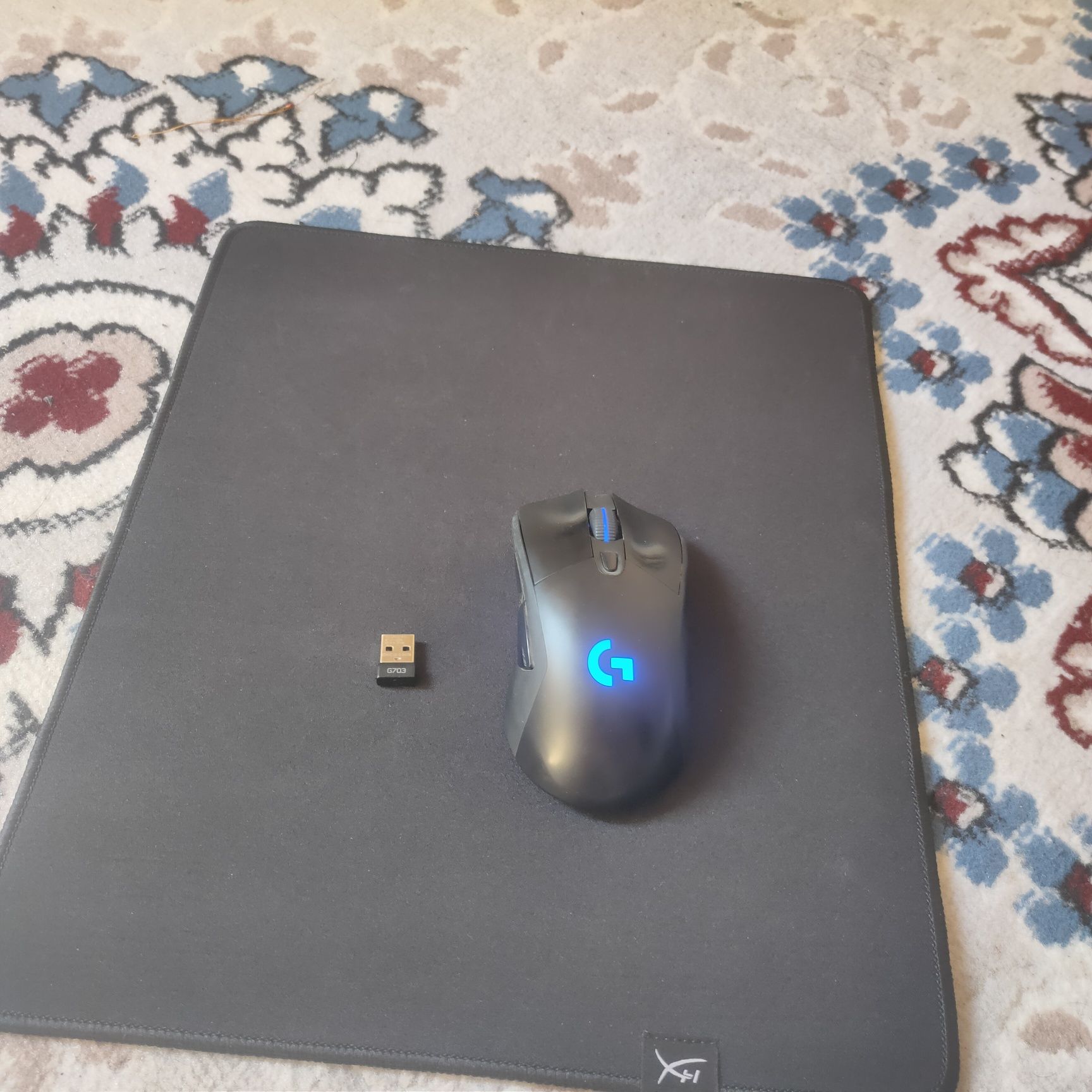 Logitech g703 и hyperx pulsefire mat M