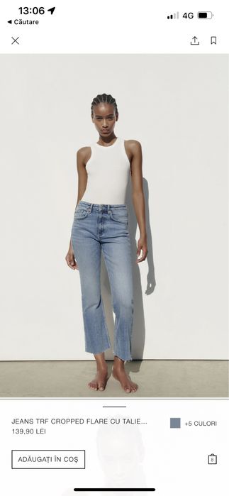 Blugi Zara, măsura 36, purtati o data