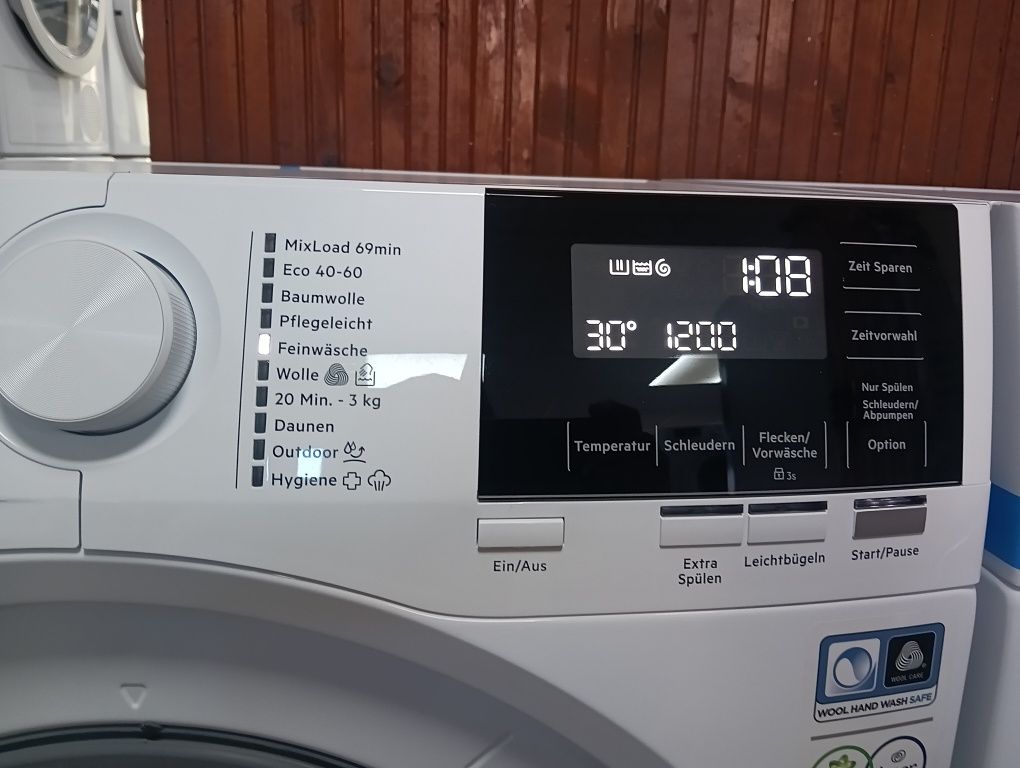 Комплект чисто нови пералня и сушилня с термопомпа Aeg 9кг с Гаранция!