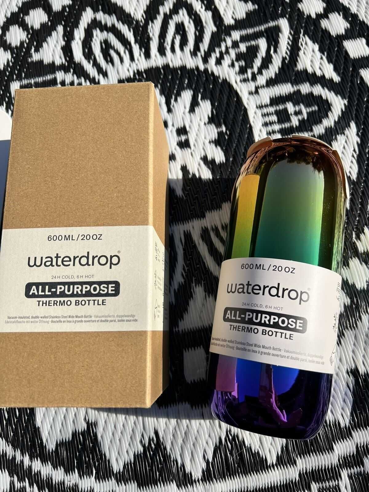 Sticla thermo  - Waterdrop All-Purpose Thermo Flasche Rainbow