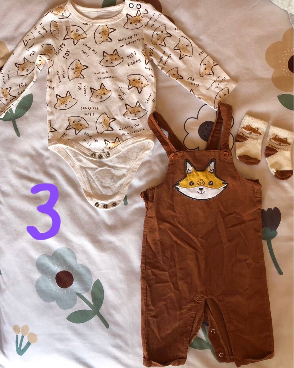 Бебешки дрехи за момче - различни размери 3/6 месеца