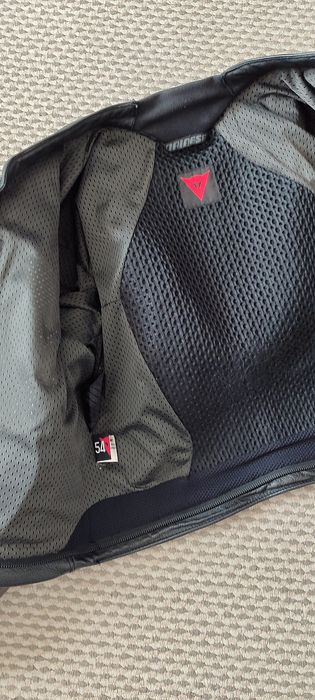 Costum moto piele IT 54/XL, Dainese Aspide Black Anthracite