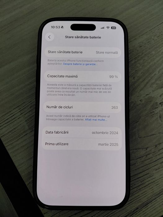 Iphone 16 PRO 256 GB impecabil