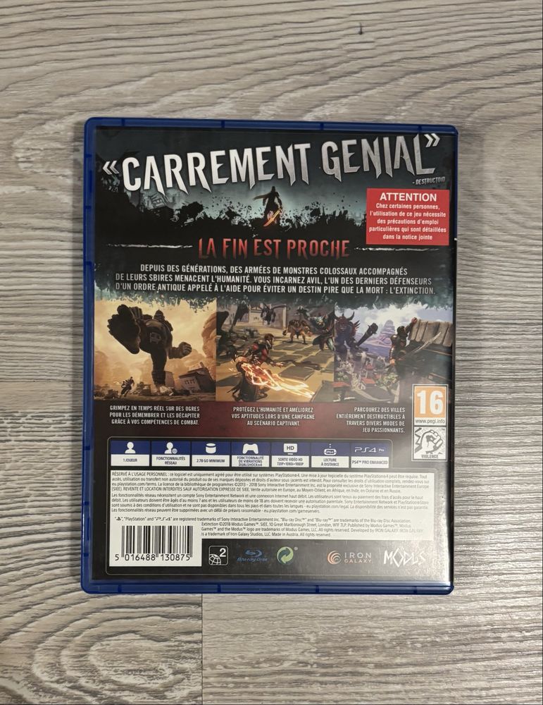 Extinction за ps4