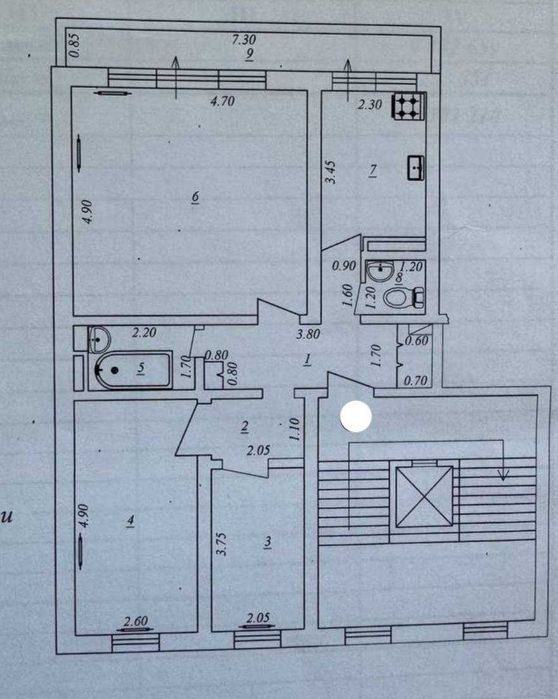 3-х комнатная квартира массив Мавлоно Риезий (sredniy remont ID: 4096