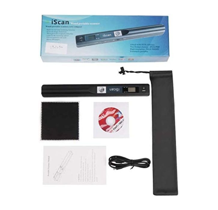 iScan scanner documente portabil 900dpi Jpg Pdf LCD reviste poze ziare