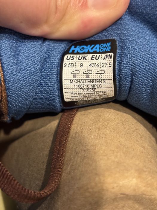 Vand Hoka challenger 8 43 1/3