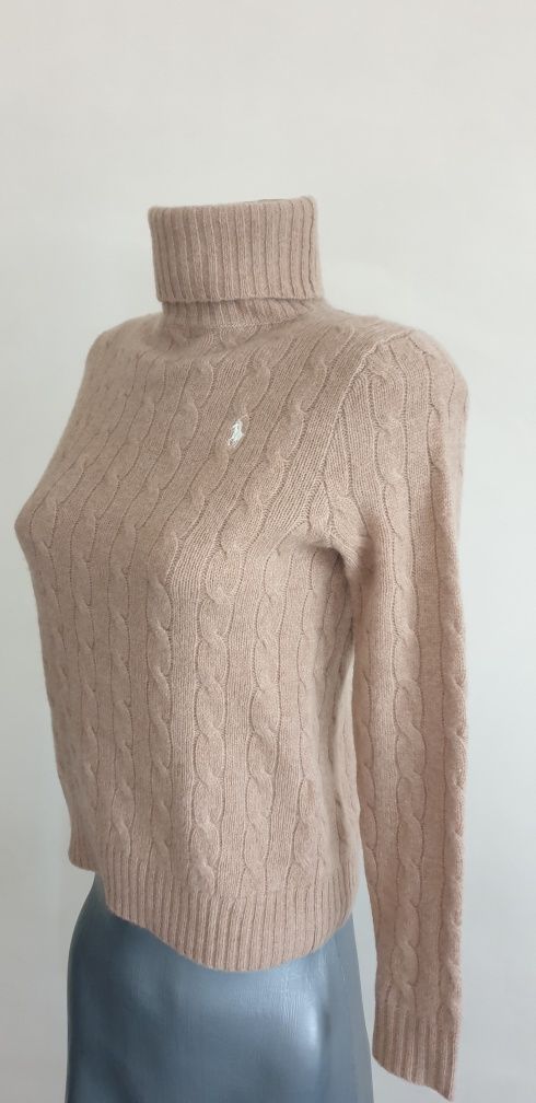 POLO Ralph Lauren Cable Wool /Knit S НОВО ОРИГИНАЛ Дамски Поло Пуловер