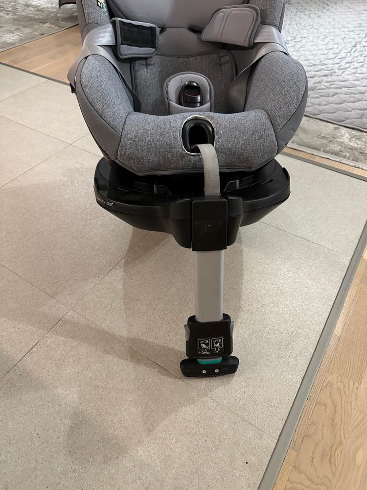 Scaun auto ISOFIX i-Size Britax Romer DUALFIX M Gray,61-105 cm,rotativ