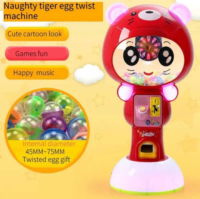 Машина за капсули топчета – модел „Naughty Tiger Egg“ | NOVA HOLD