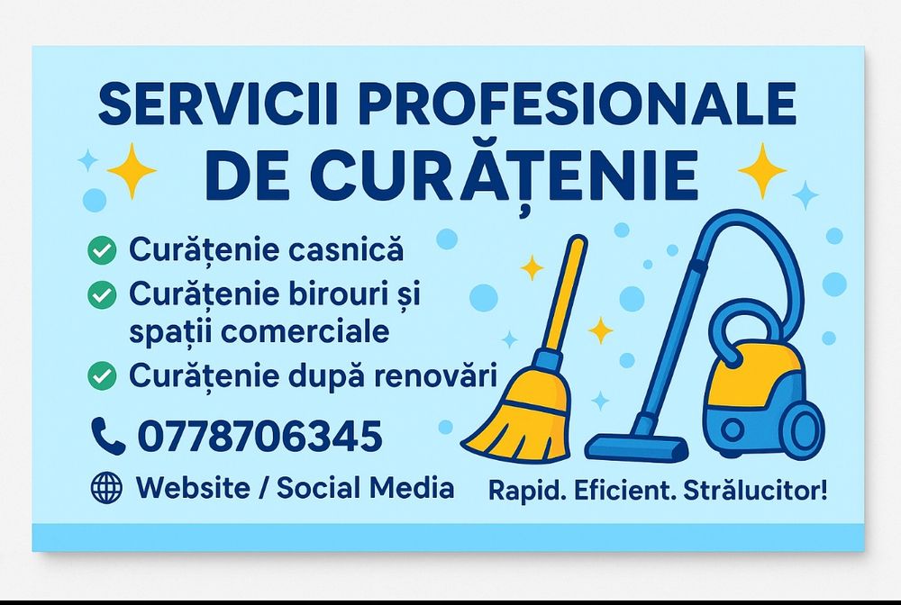 Servicii de curățenie