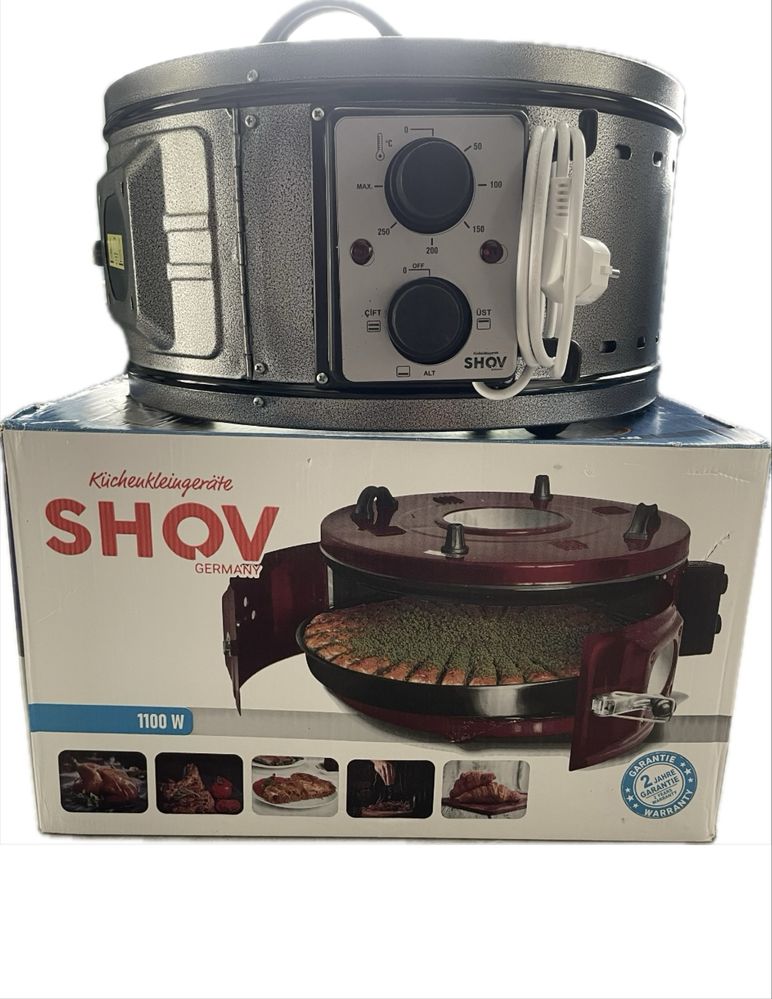 Електрическа кръгла фурна SHOV Germany, 1100W + ГАРАНЦИЯ