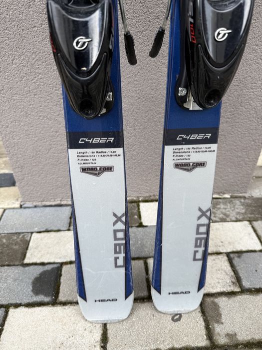 Schiuri Head 160 cm albastre