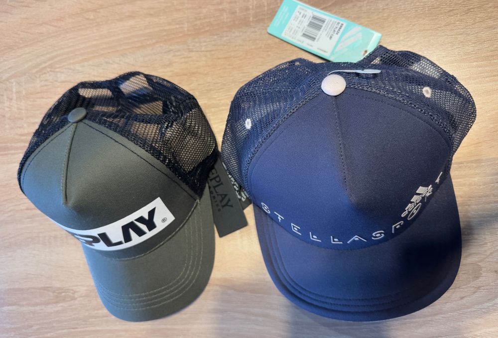 Шапки зимни оригинални Polo Ralph Lauren , Atletico Madrid. Replay