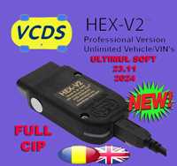 Tester auto Hex Can V2 VCDS VAG COM 23.11 Eng - Rom  UPDATE  2024