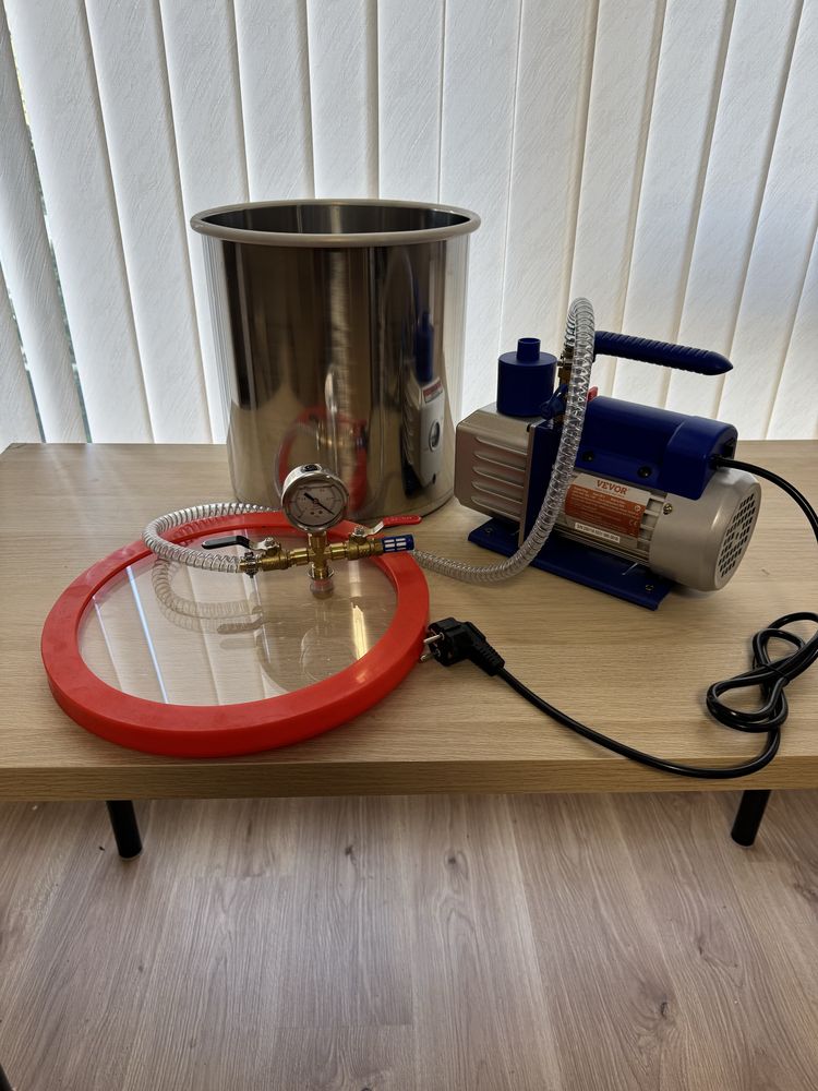 Vevor vacuum chamber - 18.9L, 5CFM 1/3HP