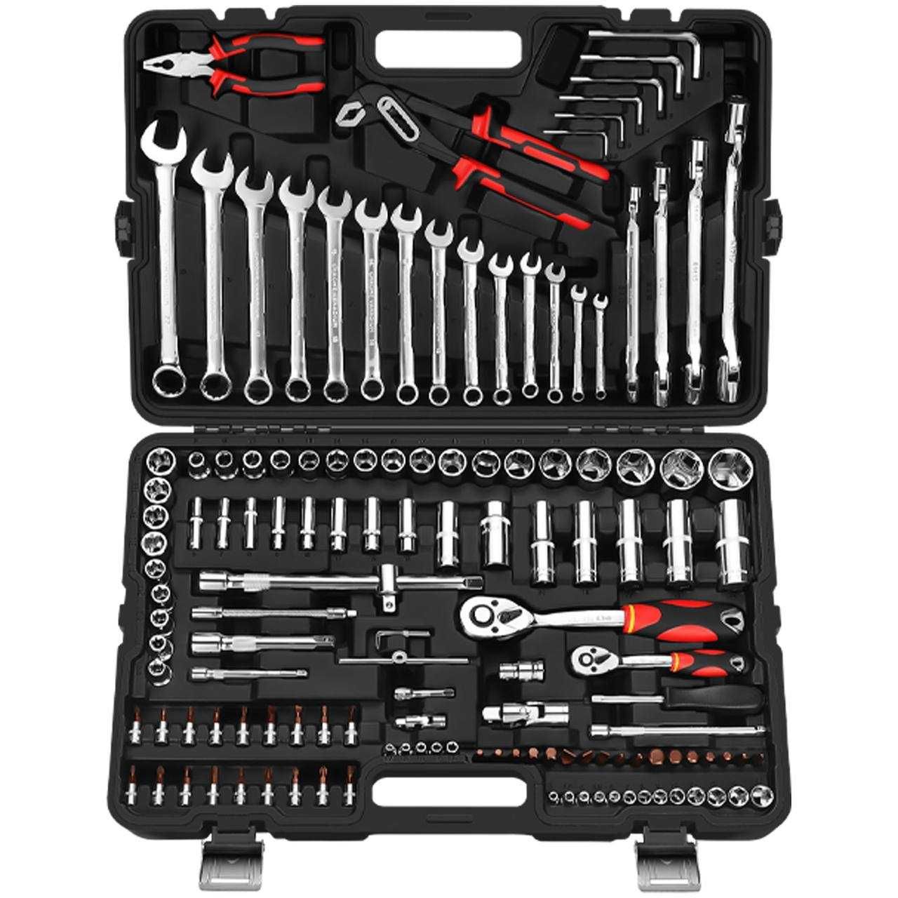 Набор инструментов 137 предметов 1/4" 1/2" трещотка SATAGOOD A6-E13701