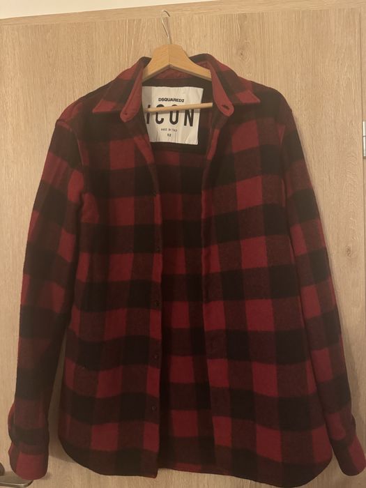 Overshirt/jacheta Dsquared Icon 100% lana