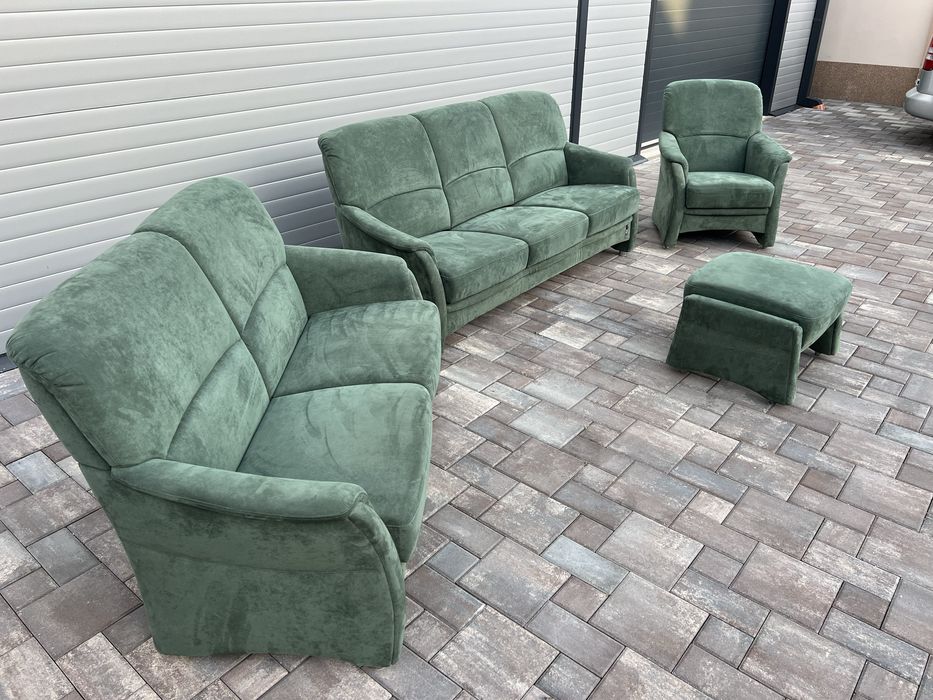 Set Canapea ~ Canapele 3 2 1 Alcantara cu Recliner Segmüller