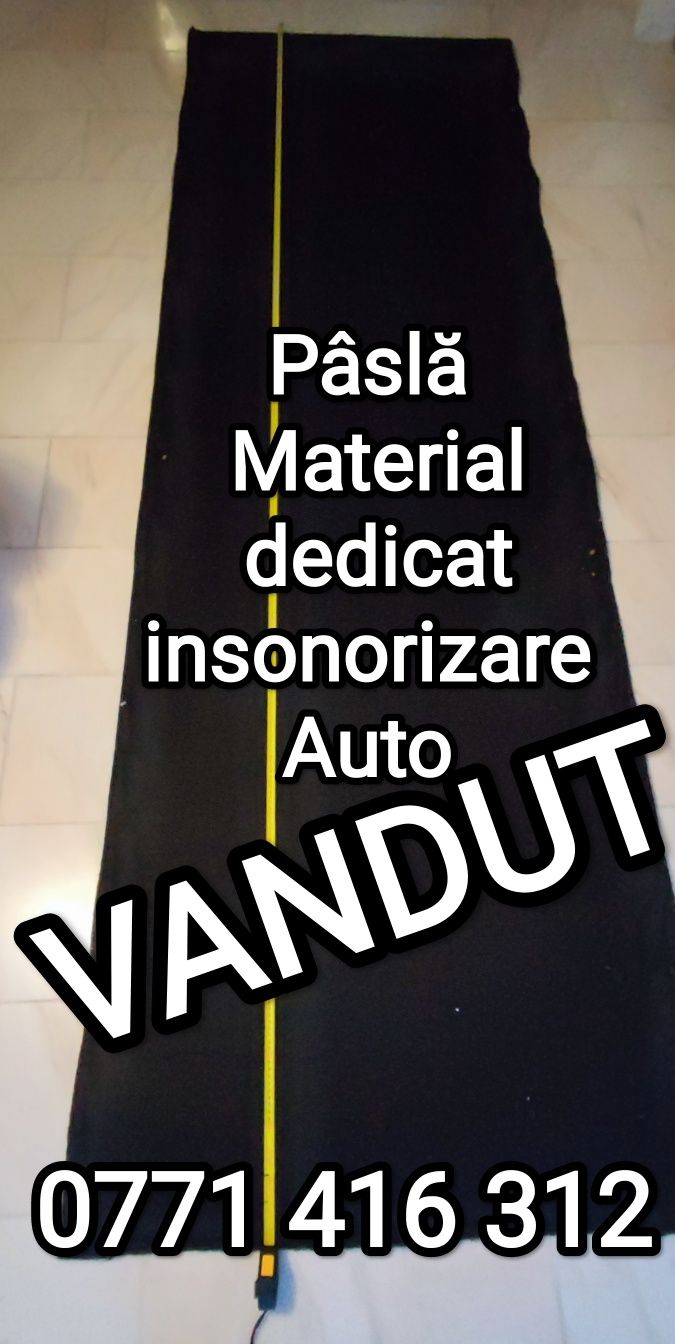 Pasla insonorizare Auto