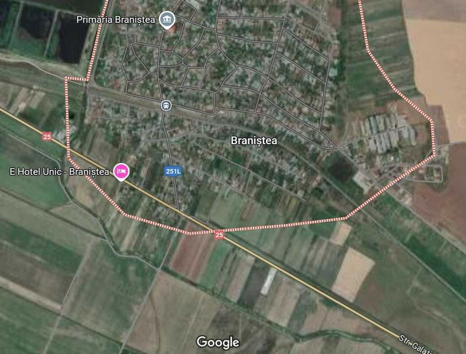 Vand teren cu pozitie excelenta in localitatea Branistea!