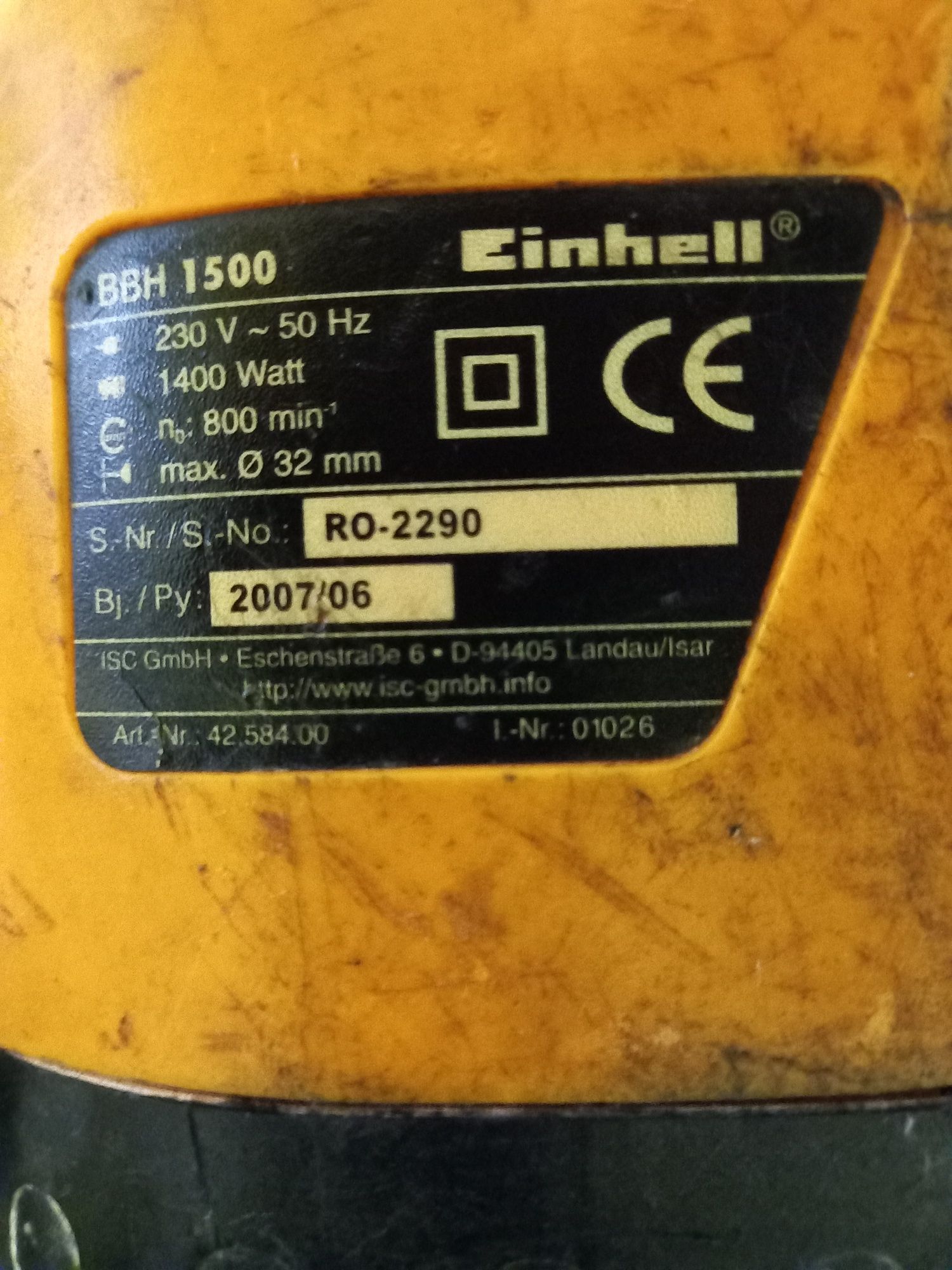 Ciocan rotopercutor Einhell BBH1500