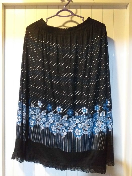 Fustă lungă bumbac și vâscoză