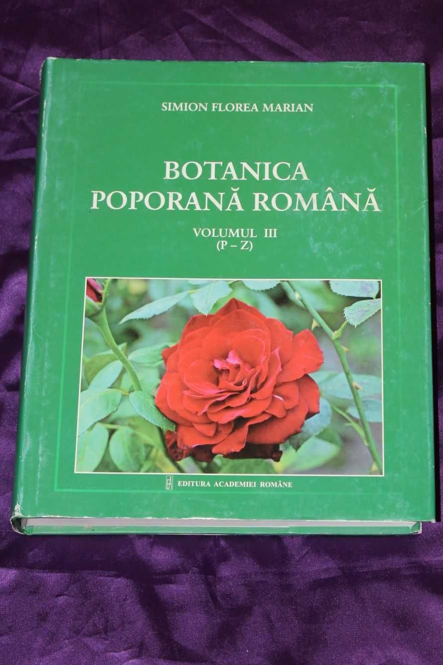 Simion Florea Marian Botanica poporana romana vol 1-3 folclor