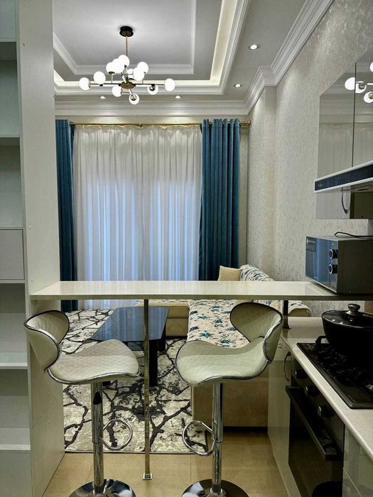 Аренда 2-комнатной квартиры с террасой в Tashkent City Gardens