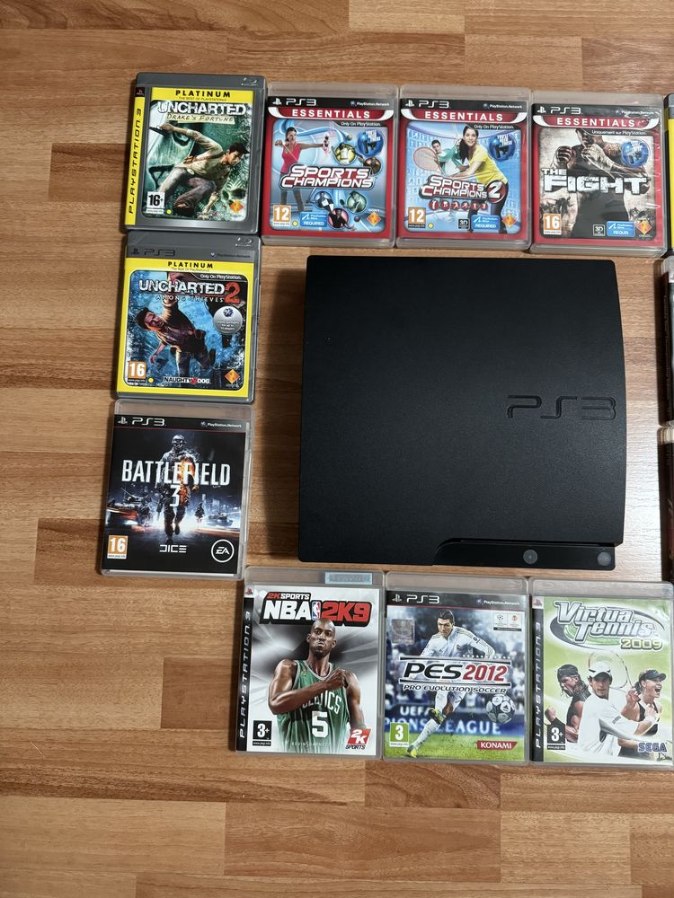 PlayStation3 + Move Controler + Move Camera + игри