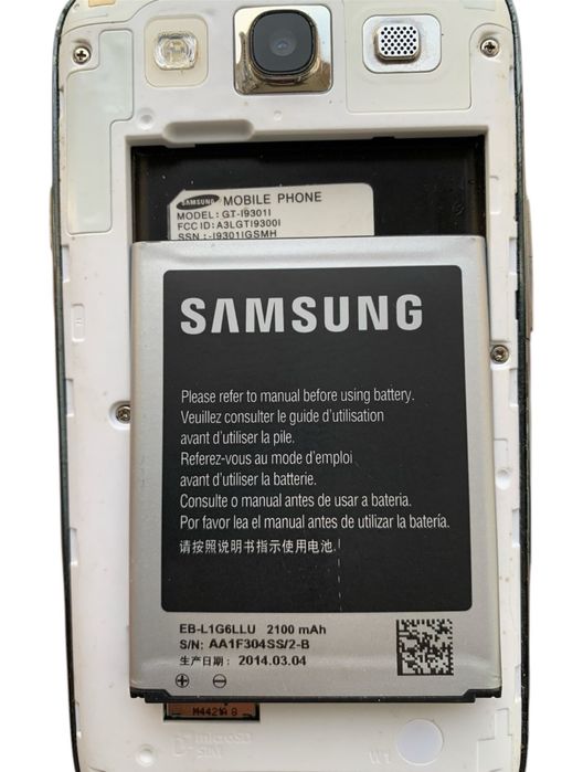Valabil !!! Samsung Galaxy S3 Neo 19301 Pt piese. Baterie EB-L1G6LLU
