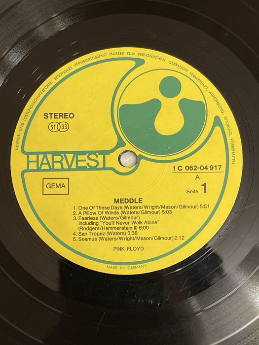 Pink Floyd - Meddle Vinyl