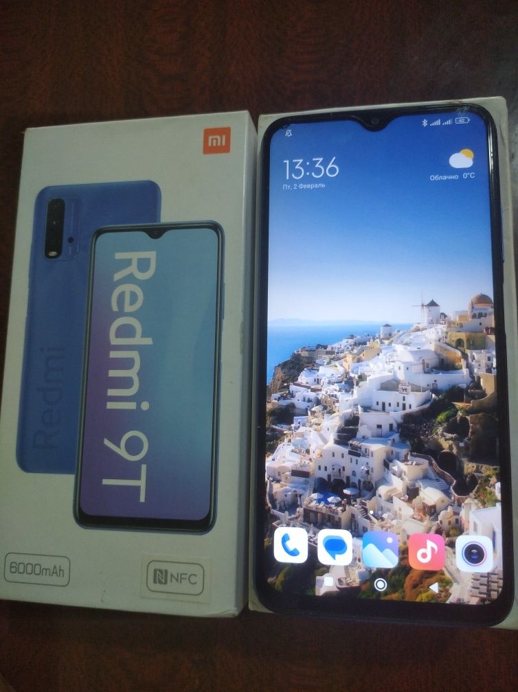 Redmi 9 T 4/128 sotiladi pul zaril