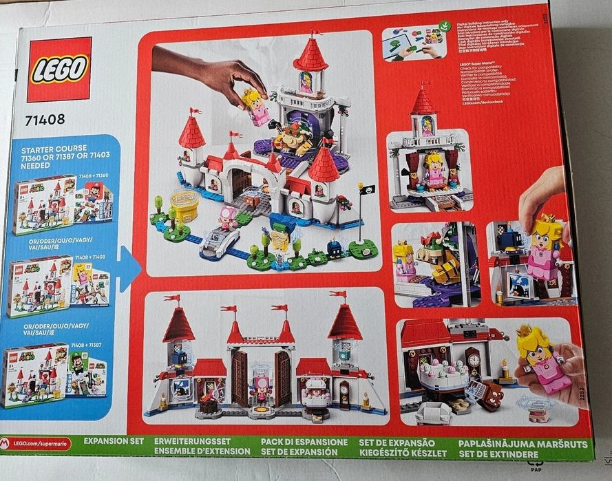 SIGILAT! LEGO Super Mario CASTELUL MARE a lui Peach 71408