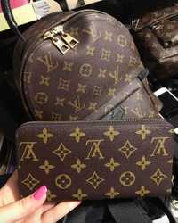 Set Louis Vuitton  rucsac +portofel,new model unisex/Franta saculet